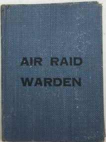 Air Raid Warden: Mr. S.J. Gare, 5 Bowen St., Kew, 1942