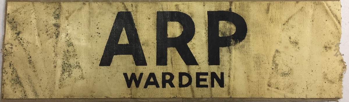 Air Raid Precautions Warden