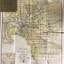 Railway and Tramway Map of Melbourne and Suburbs With Tram Timetables