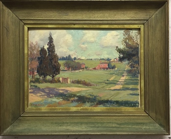 Painting, W Nicholls Anderson, Adeney Avenue, Kew, 1906