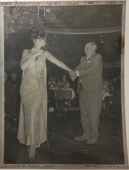 Robin Vanser, Hampton Hotel, Xmas 1969