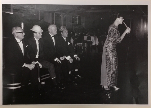 Robin Vanser, Wentworth Hotel, Sydney, 1966