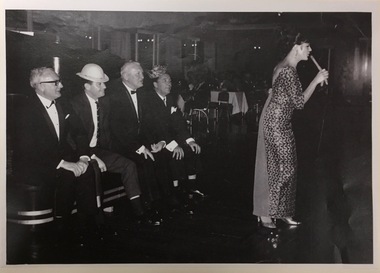 Robin Vanser, Wentworth Hotel, Sydney, 1966