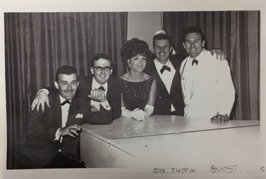 Robin Vanser, with Fellow Artists, circa 1965