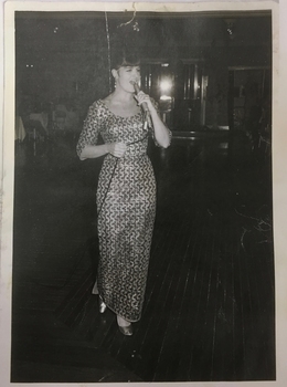 Robin Vanser in performance, 1960s