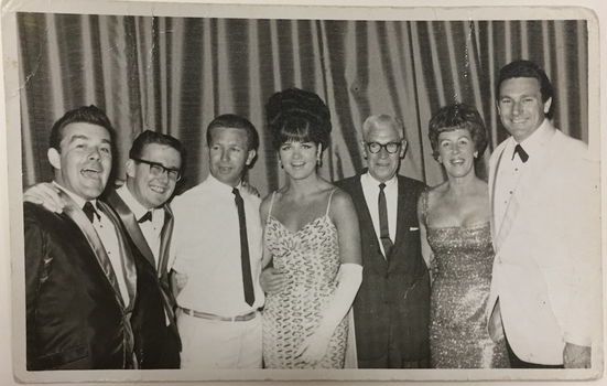 Robin Vanser, with Fellow Artists, circa 1965