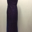 Floor Show Dress, Royal Blue Sequinned Lace, circa 1966