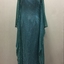 Floor Show Dress, Aqua Chiffon, 1960s