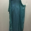 Floor Show Dress, Aqua Chiffon, 1960s