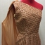 Floor Show Dress, Orange Brocade, circa 1965
