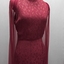 Floor Show Dress, Red Brocade, 1960s