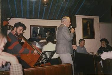 Photograph, Geoff Brooke in Performance