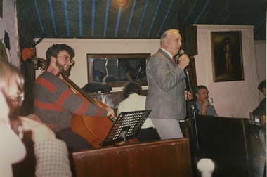 Photograph, Geoff Brooke in Performance