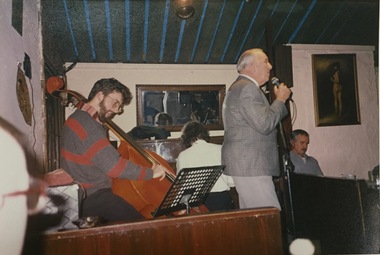 Photograph, Geoff Brooke in Performance