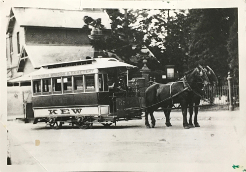 Horse Tram, Boroondara General (Kew) Cemetery, 1910