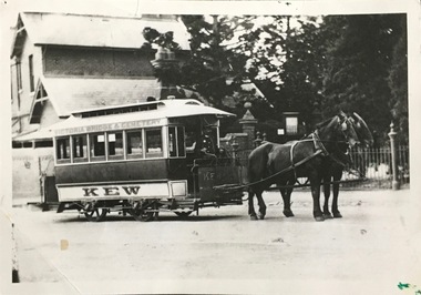Horse Tram, Boroondara General (Kew) Cemetery, 1910