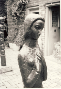 Bronze Sculpture : Standing Woman, Leopoldine Mimovich, 1990