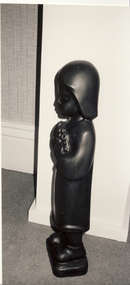 Bronze Sculpture : Small Girl, Leopoldine Mimovich, 1990