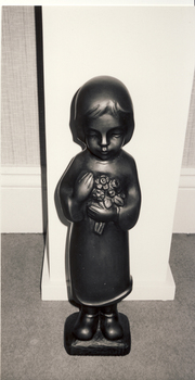 Bronze Sculpture : Small Girl, Leopoldine Mimovich, 1990