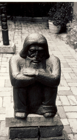 Bronze Sculpture : Bearded Man, Leopoldine Mimovich, 1990