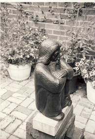 Bronze Sculpture : Bearded Man, Leopoldine Mimovich, 1990