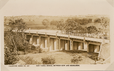 New Yarra Bridge, Between Kew and Heidelberg