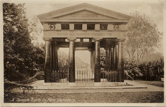 A Temple Tomb in Kew Cemetery