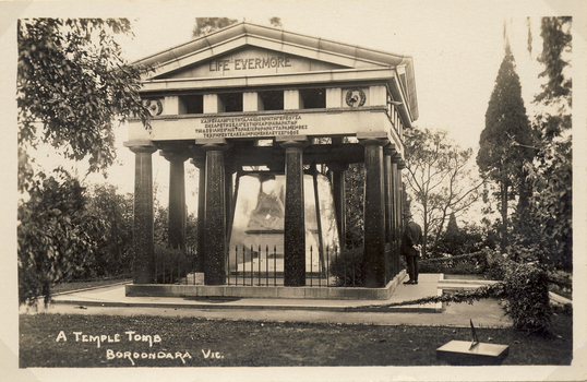 A Temple Tomb Boroondara Vic