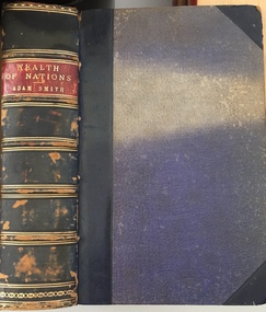Book, An Inquiry into the Nature and Causes of the Wealth of Nations / by Adam Smith, 1839 Edition, 1839