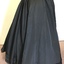 Late Victorian Black Silk Skirt, circa 1897