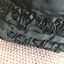 Late Victorian Black Silk Skirt, circa 1897
