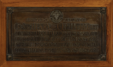 Cr. Sir Henry de C. Kellett Bart., 1924
