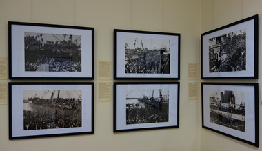 Exhibition ~ Josiah Earl Barnes: The Embarkation Photographer, Kew Court House, 2015