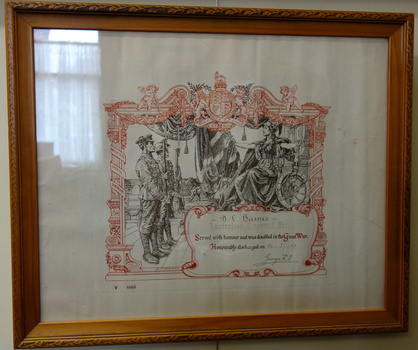 Exhibition ~ Josiah Earl Barnes: The Embarkation Photographer, Kew Court House, 2015
