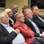 Gus Nossal, Andrew McIntosh, Cr Philip Healey, Cr Jim Parke - 60th Anniversary Meeting, Kew Historical Society, September 2018