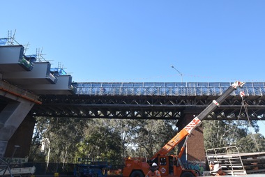 Photographs [Series], Noel Kelly, Chandler Highway Bridge Construction, 11/07/2018
