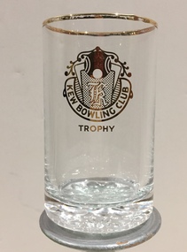 Embossed Glass Trophies, Kew Bowling Club