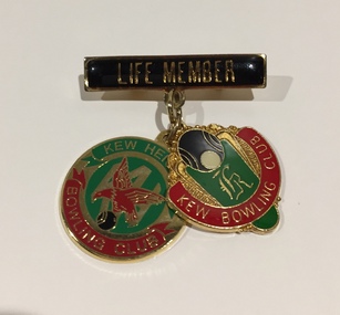 Life Member, Kew & Kew Heights Bowling Clubs