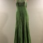 Green Crepe Evening Dress, 1950s