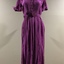 Purple Rayon Dress / by Scotchco of Melbourne, 1940s