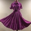 Purple Rayon Dress / by Scotchco of Melbourne, 1940s