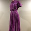 Purple Rayon Dress / by Scotchco of Melbourne, 1940s