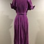 Purple Rayon Dress / by Scotchco of Melbourne, 1940s