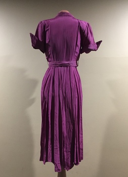 Purple Rayon Dress / by Scotchco of Melbourne, 1940s