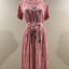 Pink Floral Voile Dress, 1930s