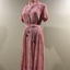 Pink Floral Voile Dress, 1930s