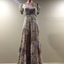 Floral Crepe Evening Dress, 1930s