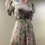 Floral Crepe Evening Dress, 1930s
