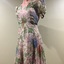 Floral Crepe Evening Dress, 1930s