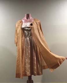 Cocktail Dress & Coat: Satin & Organza, 1960s